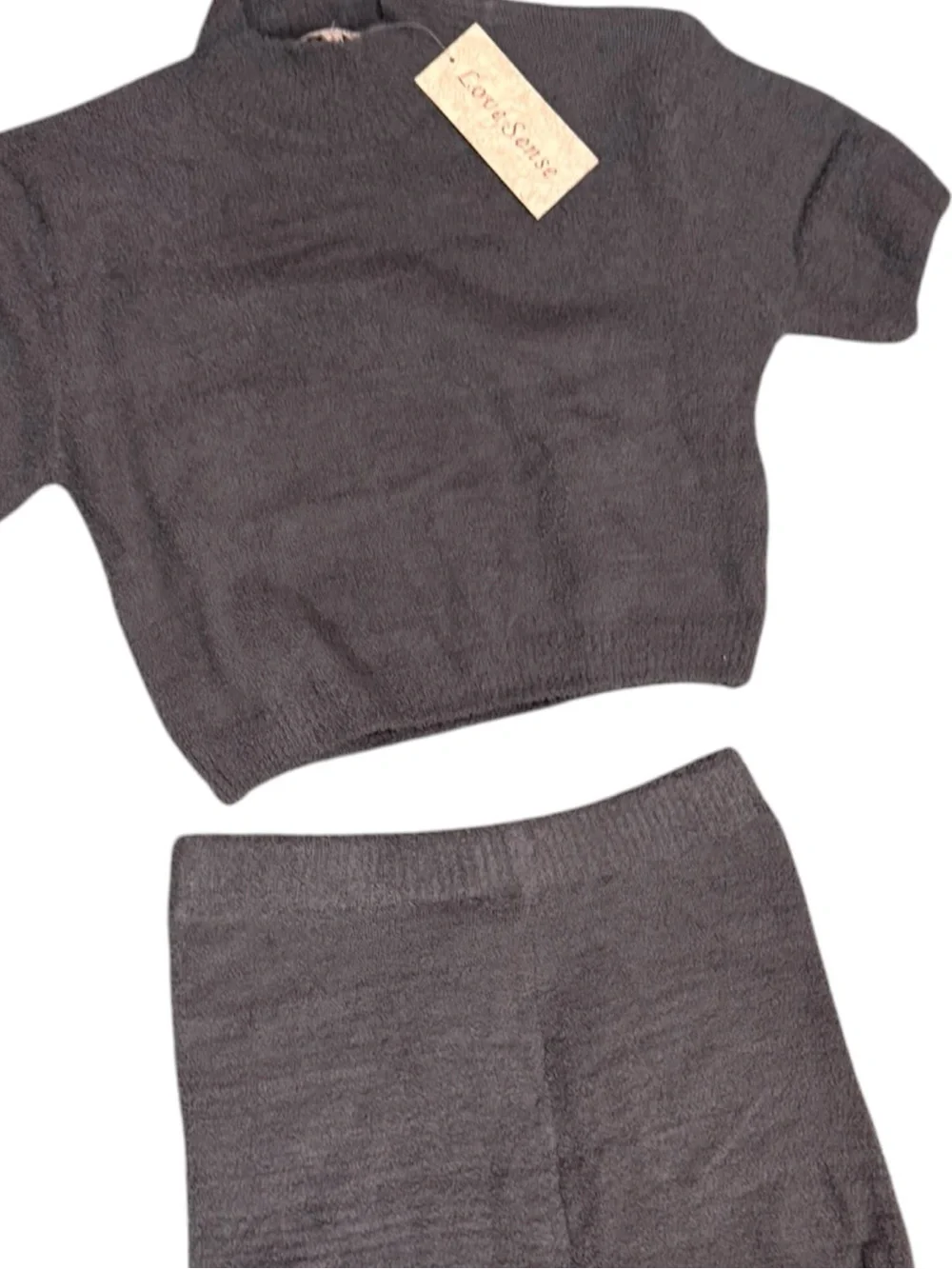 Love Sense Gray Soft Knit Cozy Lounge Set Large NWT - Picture 5 of 10